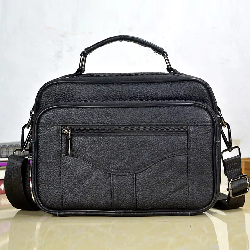Small Men's Genuine Leather Sh - Tablet Shoulder Bag 리뷰 및 가격