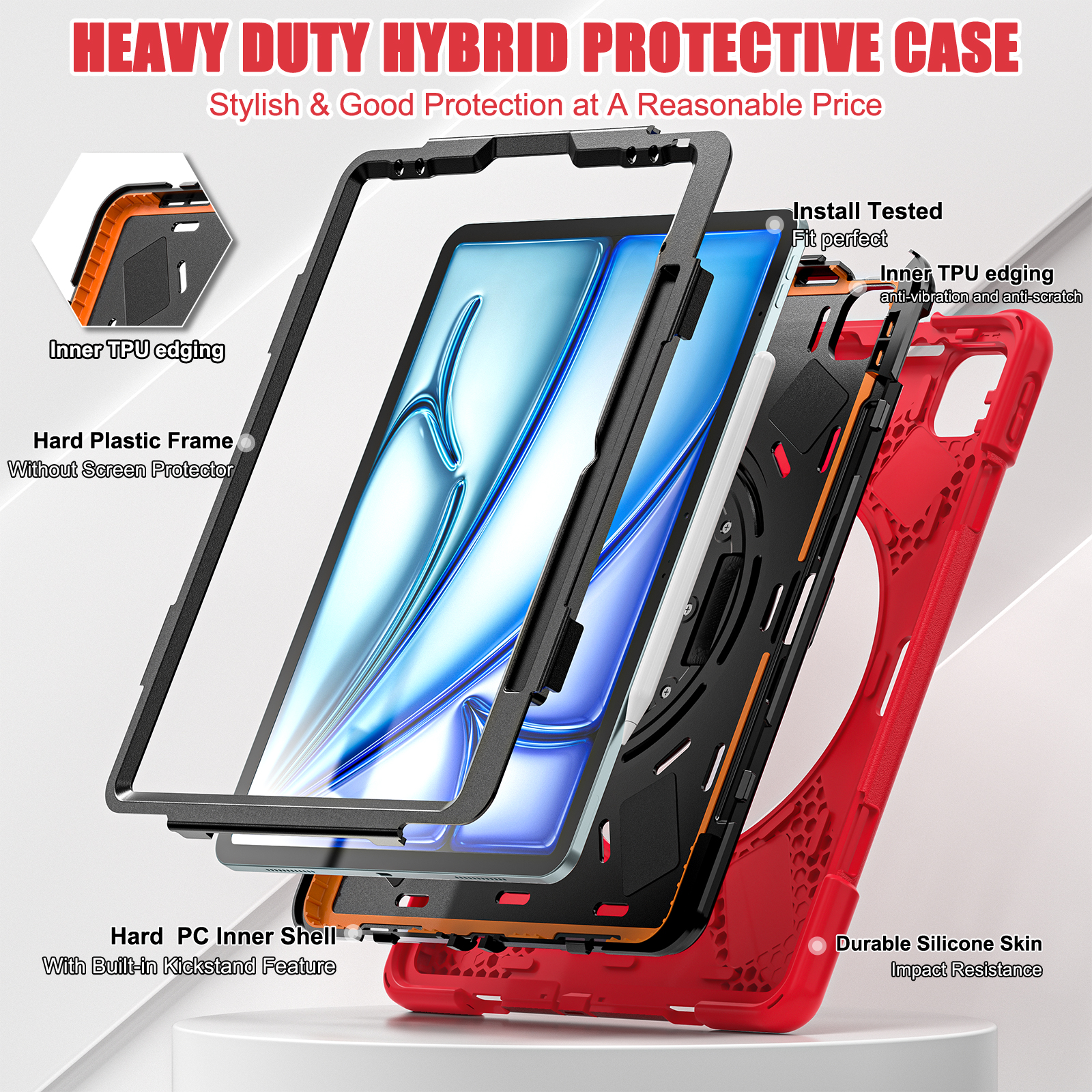 Kickstand Shockproof Tablet Ca - Tablet Shoulder Bag 리뷰 및 가격