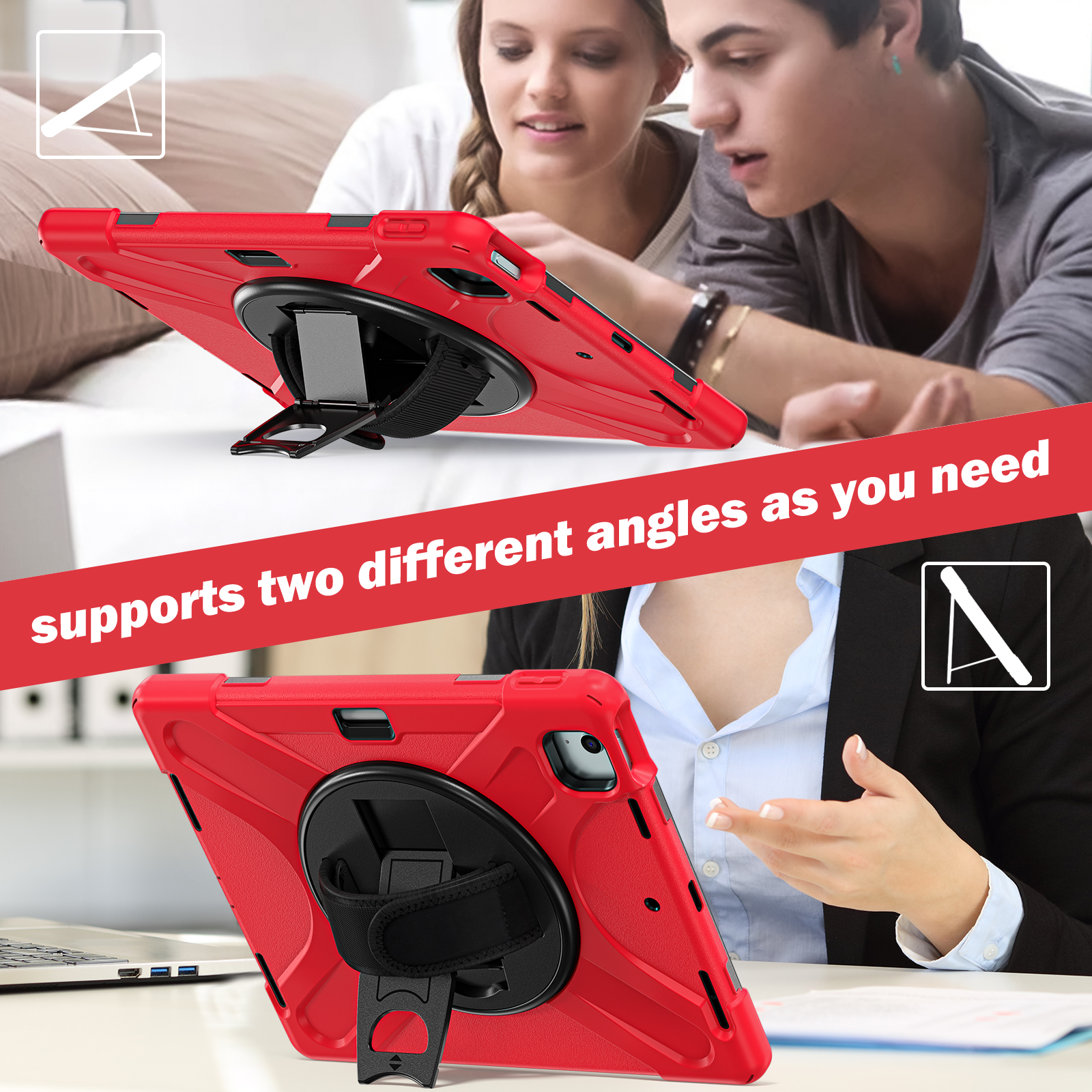 Kickstand Shockproof Tablet Ca - Tablet Shoulder Bag 리뷰 및 가격