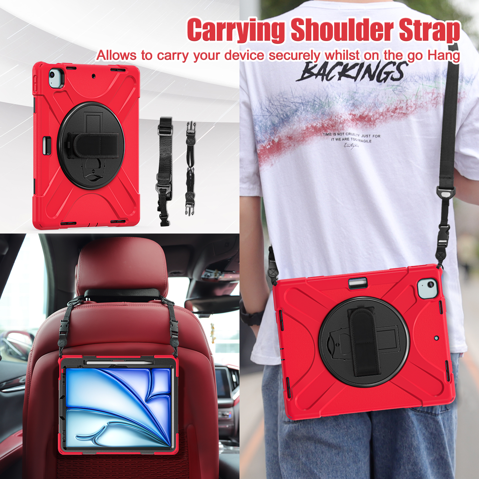 Kickstand Shockproof Tablet Ca - Tablet Shoulder Bag 리뷰 및 가격