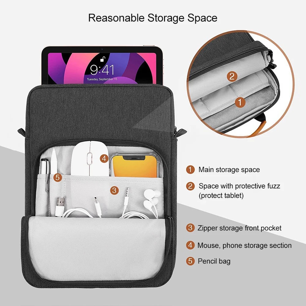 Laptop Handbag Cover For Macbo - Tablet Shoulder Bag 리뷰 및 가격