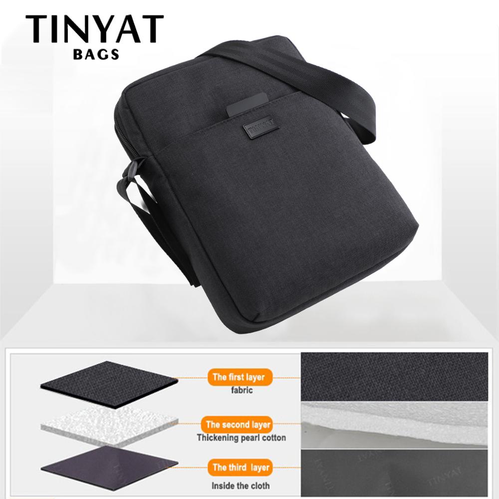 TINYAT Men's Bags Light Canvas - Tablet Shoulder Bag 리뷰 및 가격