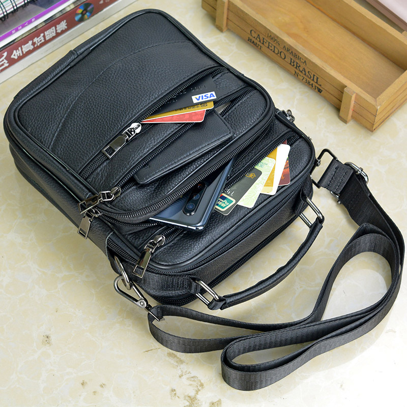 Fashion Men Genuine Leather Ha - Tablet Shoulder Bag 리뷰 및 가격