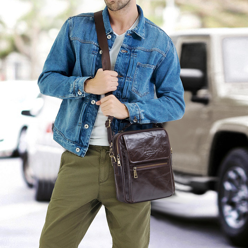 CONTACT'S new genuine leather  - Tablet Shoulder Bag 리뷰 및 가격